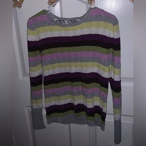 Cherokee brand striped sweater